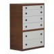 Decorative cabinet in wenge wood designed in the 1970s