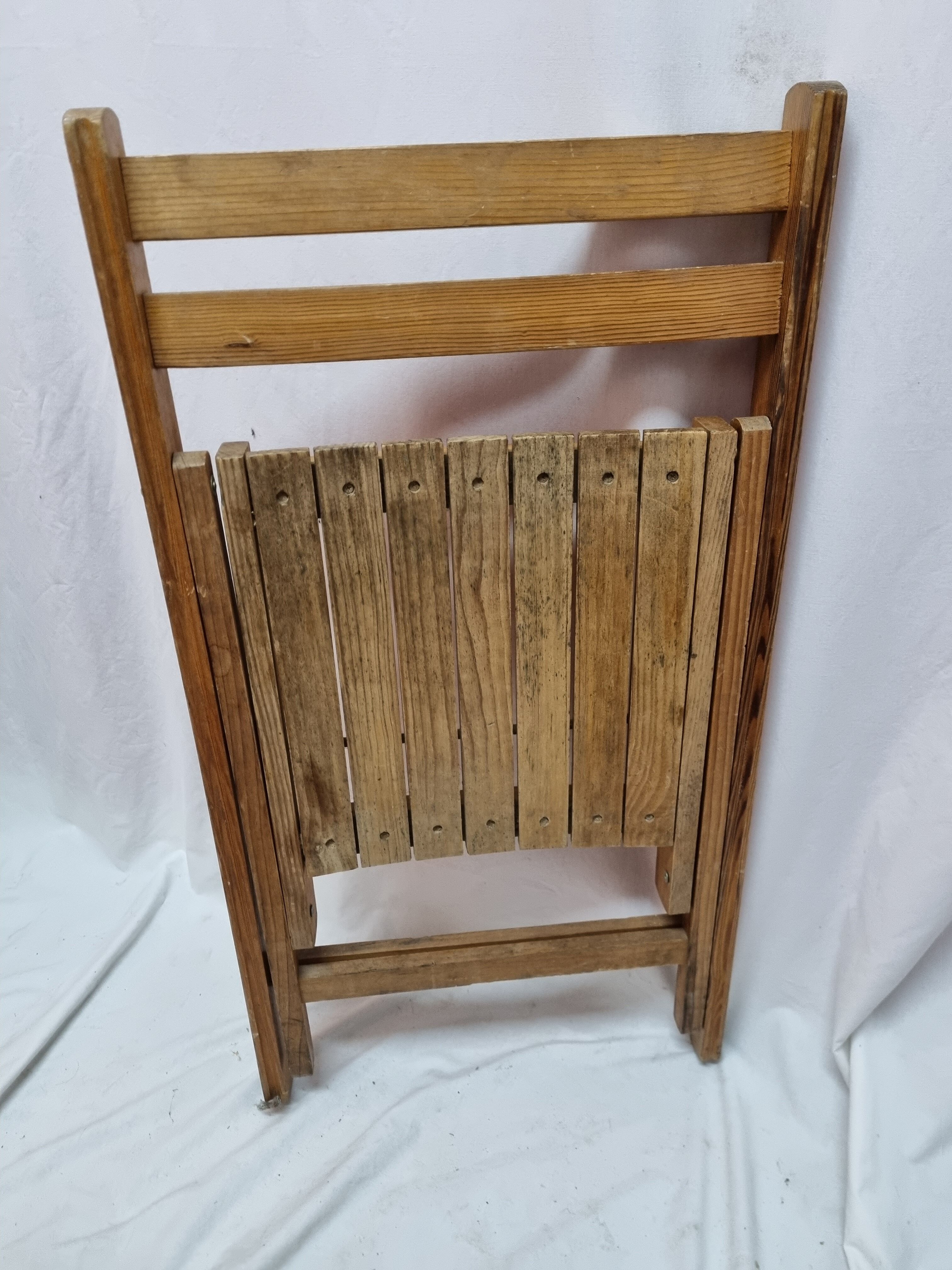 Folding chair wood 1970