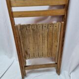 Folding chair wood 1970
