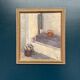 Original Swedish Oil on Panel – “Oven in the Studio” by Hanne Jönsson
