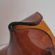 60's amber glass pitcher