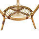 1950s rattan table from France