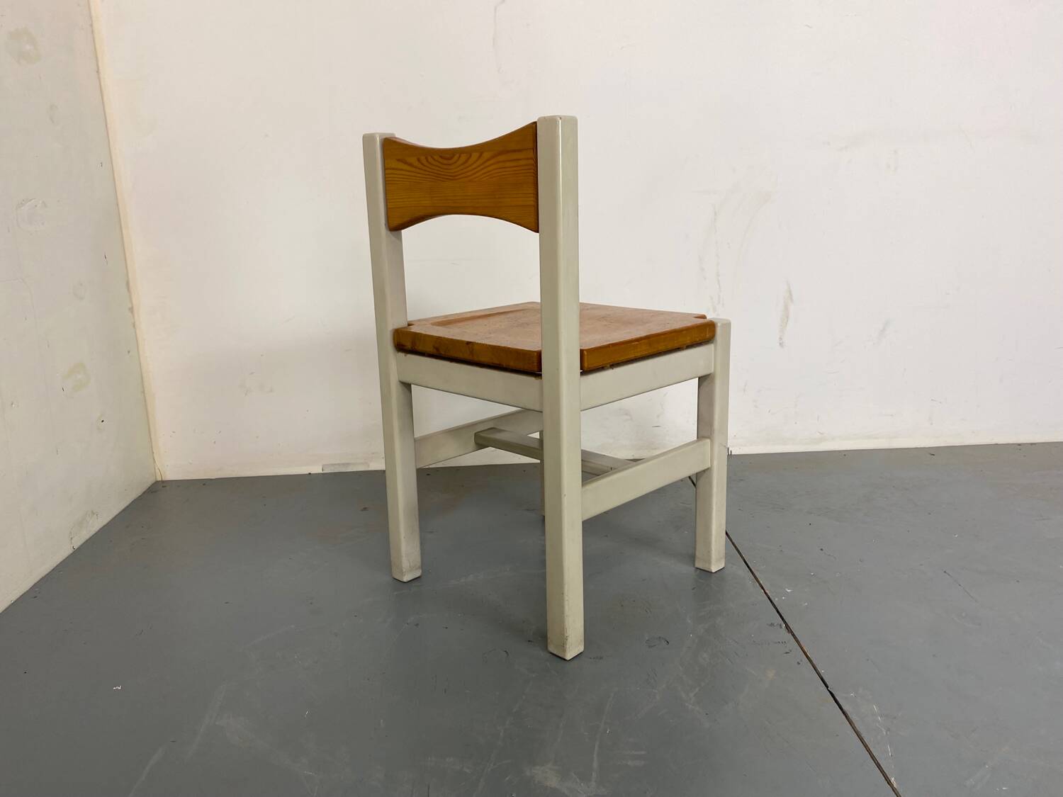 Vintage Scandinavian Pine Dining Side Chair by Ilmari Tapiovaara, 1960s