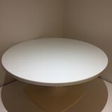 Coffee table tulip feet Stamp Nurieux, France, year 1970