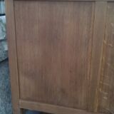 Minister's desk in solid raw oak from the 1930s