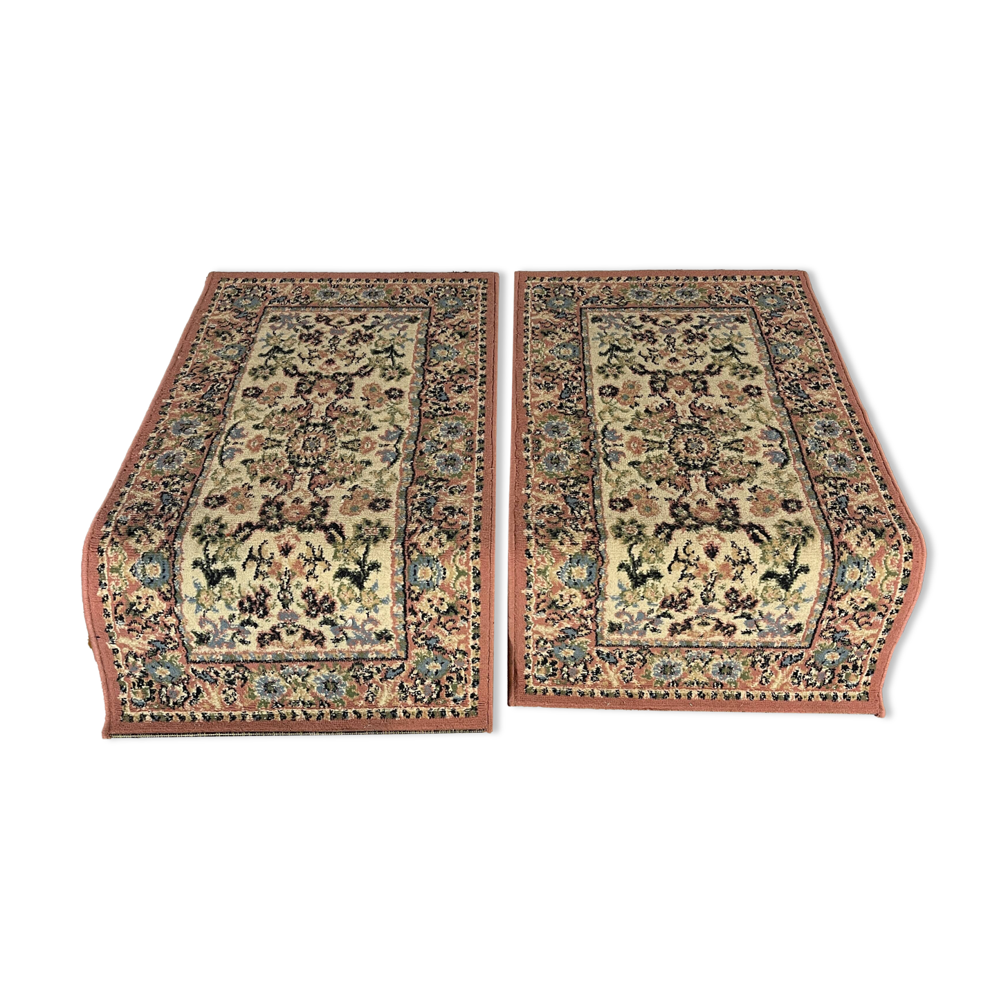 Pair of old rugs 110x60