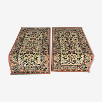 Pair of old rugs 110x60