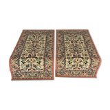 Paire de tapis anciens 110x60