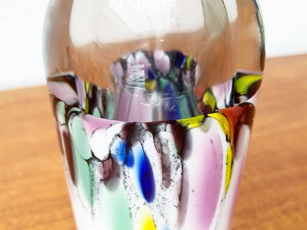 Postmodern glass vase by Hans Jürgen Richartz for Richartz Art Collection, 1980s.