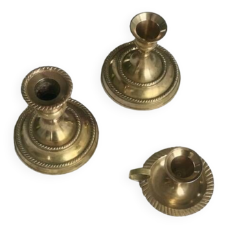 Set of 3 candle holders