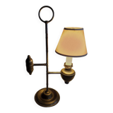 Old electrified Quinquet oil lamp