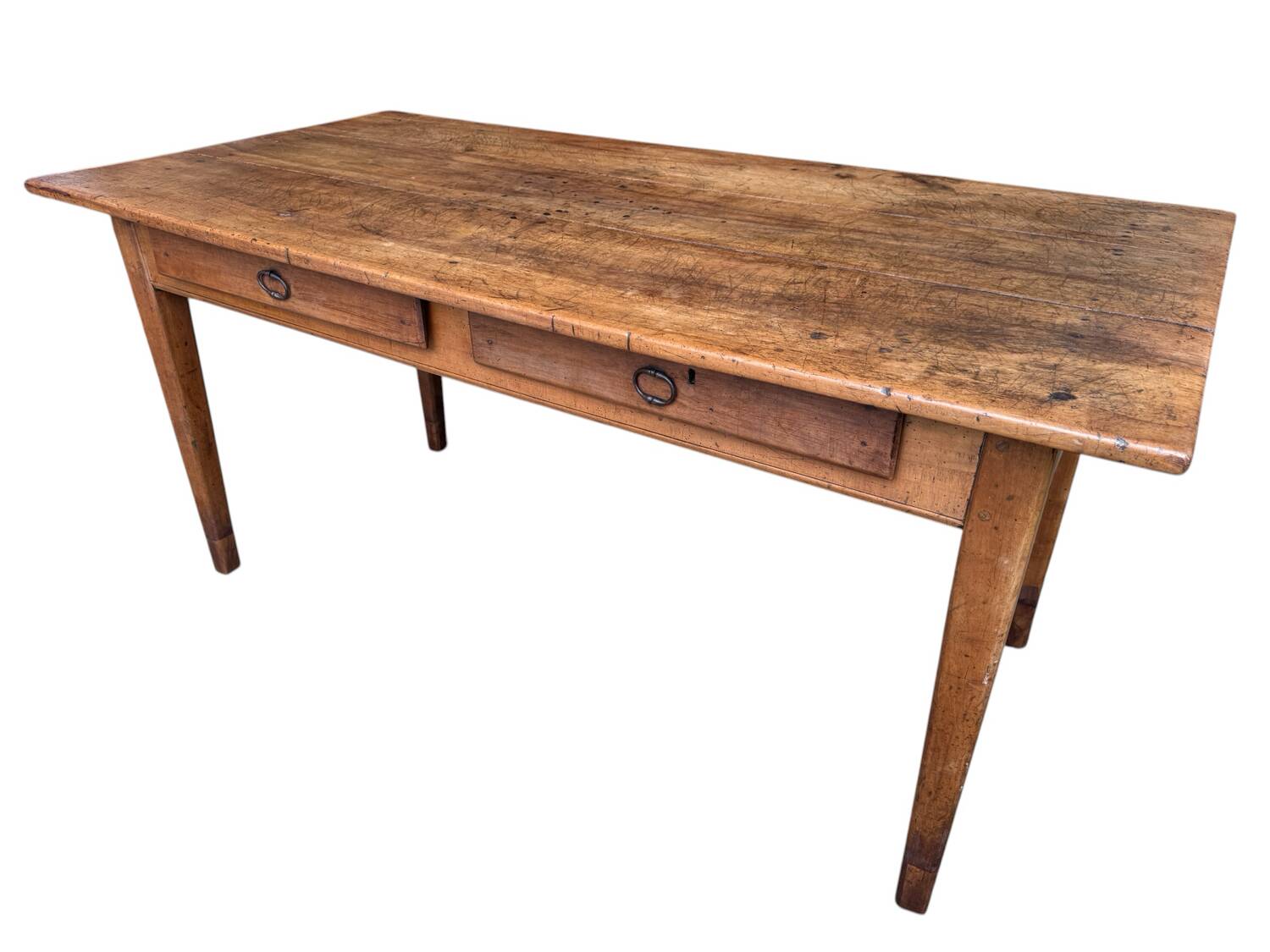 Table de ferme en cerisier, France XIXème s.