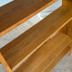 Vintage freestanding bookshelf in solid oak