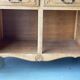 Vintage sideboard renovated in marquetry and raw solid wood