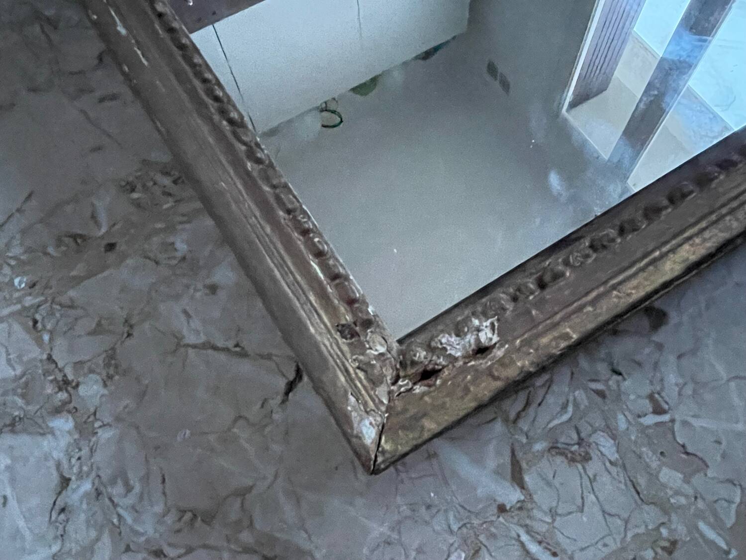 Antique gold mirror 41x96cm