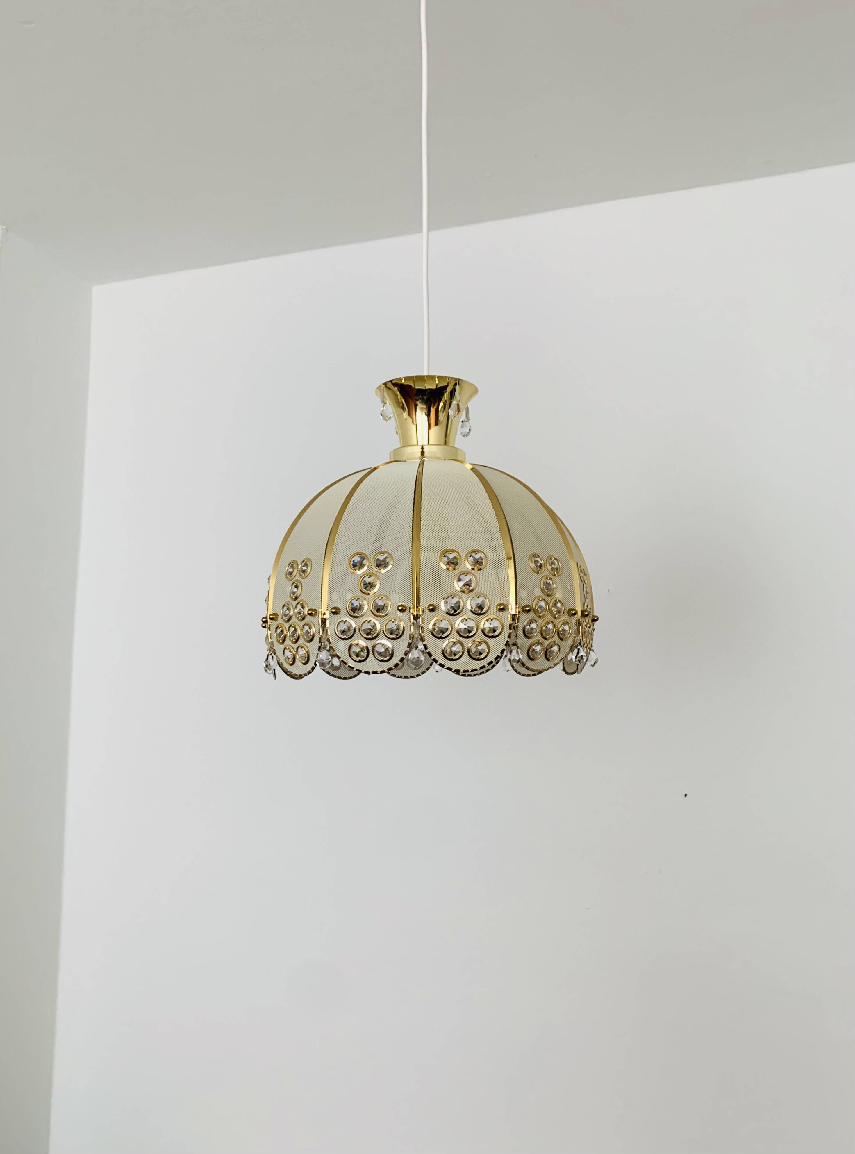 Suspension en verre cristal