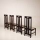 Chaises Ingram Low en bois de frêne au style de Glasgow de Charles Rennie Mackintosh pour Cass