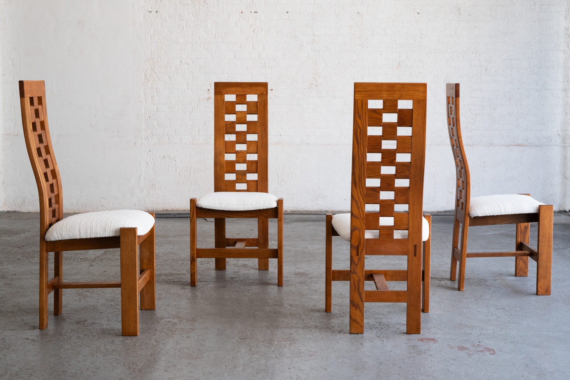 Ensemble de 4 chaises de salle à manger par Maison Regain