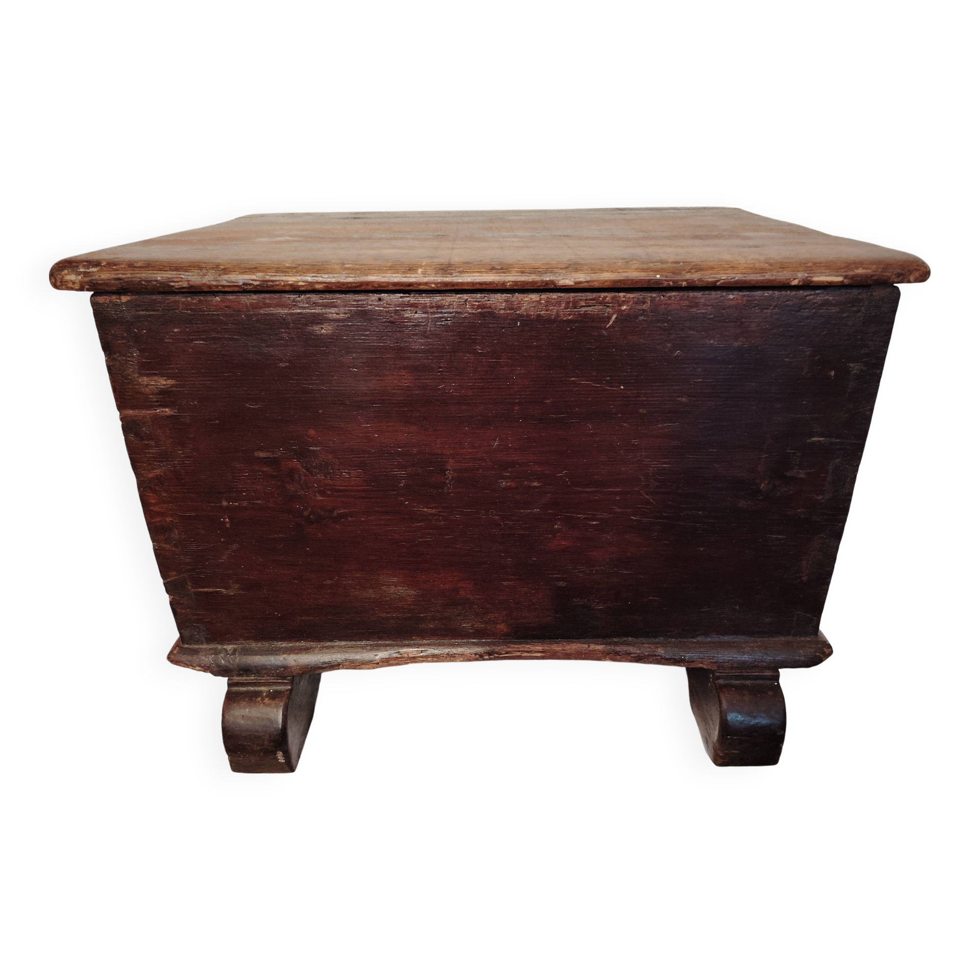 Solid oak chest