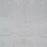 Series of 6 water goblets