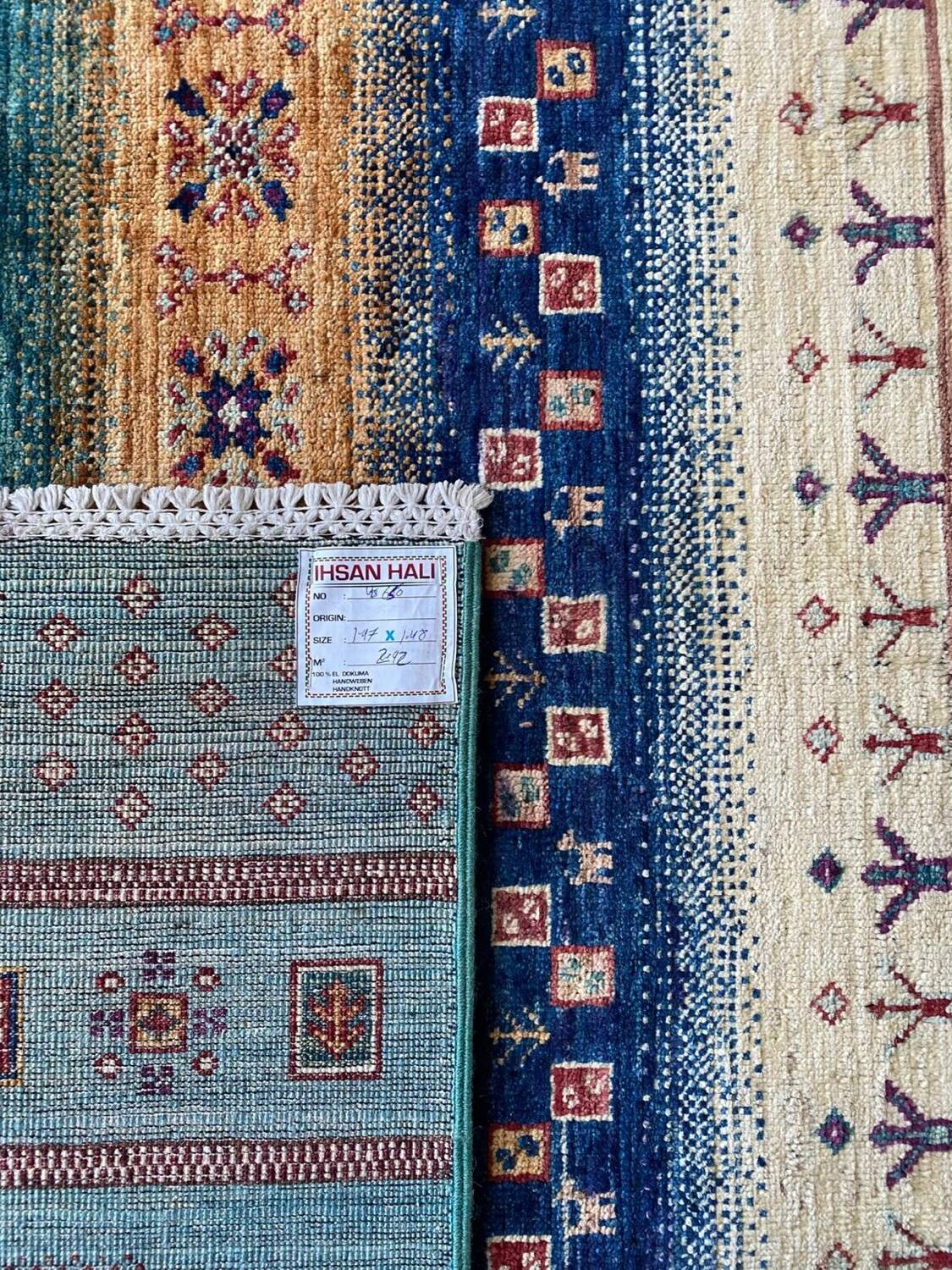 Tapis Afghan - Fait main - Neuf