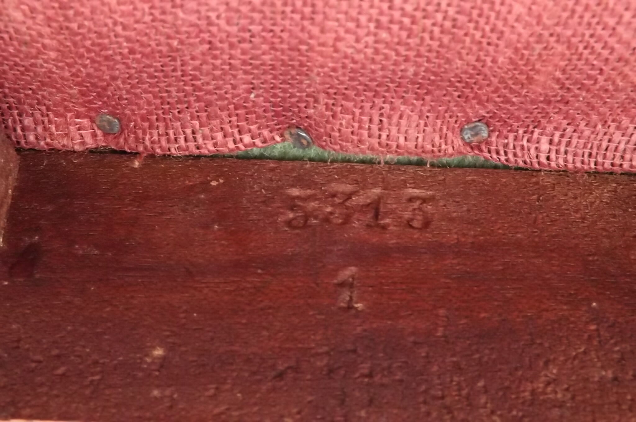 6 chairs  Gaston fish art deco 1930/1940