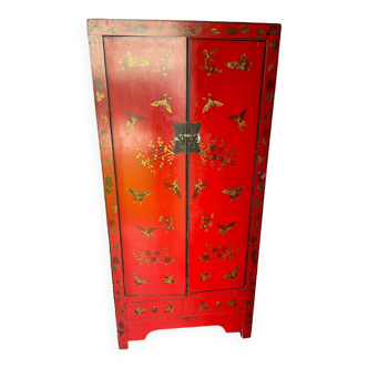 Red Chinese cabinet