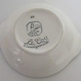 Deco rooster trinket bowl