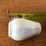 8 miniature vases in white earthenware