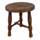Tabouret de traite tripode style Charles Dudouyt