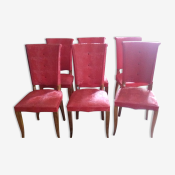 6 chaises skaï