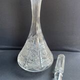 Blown and cut crystal decanter