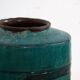 Antique emerald green enamelled vase (c.1820) #12