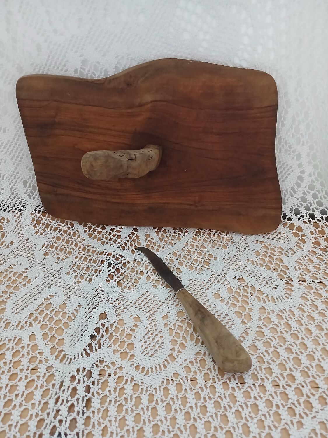 Olive wood cheese/charcuterie board