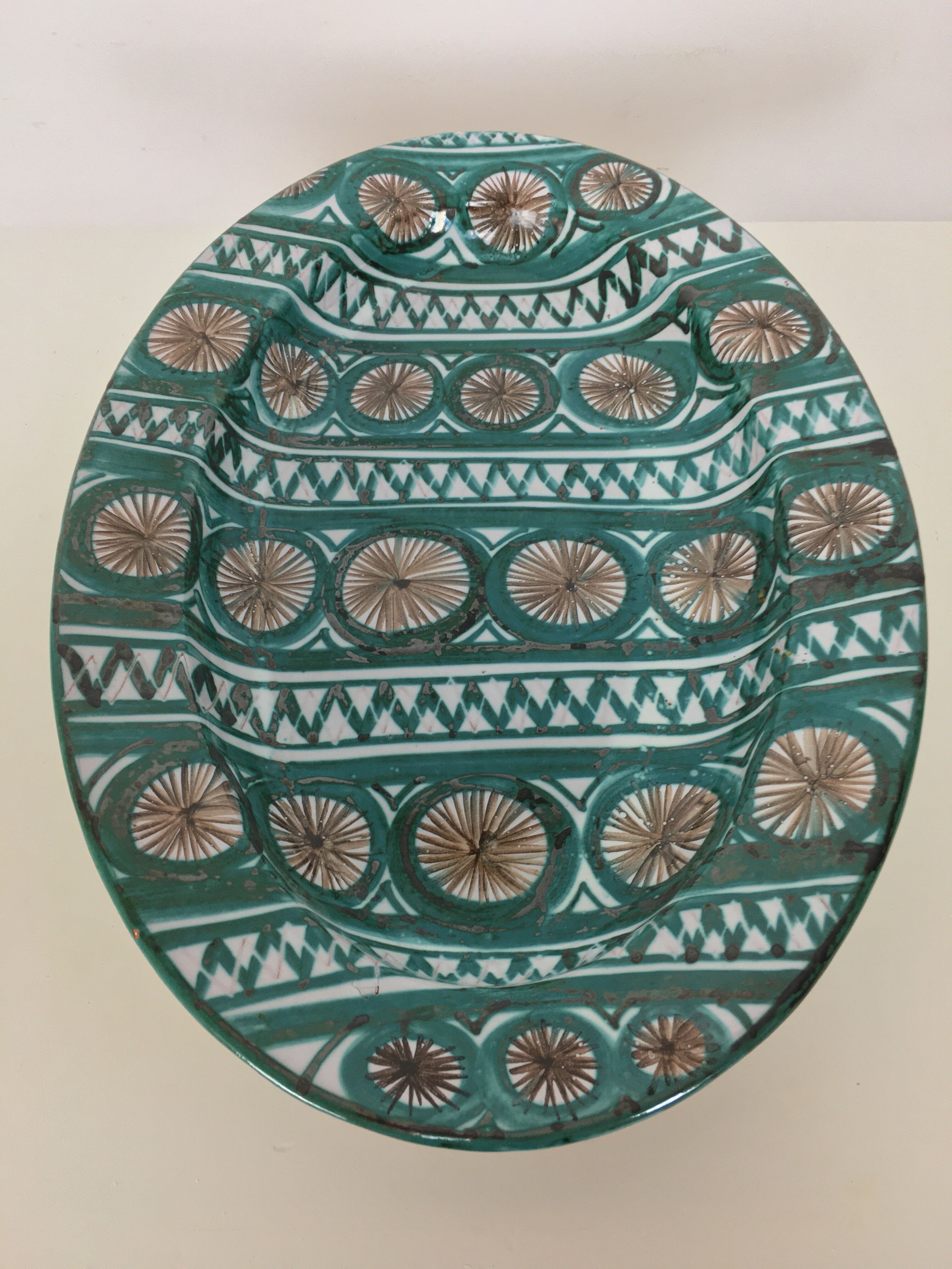Robert Picault dish, Vallauris ceramics