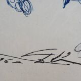 Salvador Dali: The Blue Riders, Original signed etching