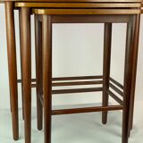 Pull out tables in teak of Danish design from the 1960s