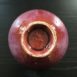 Patinated dark pink tamegroute dish