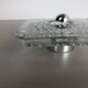 Large glass "bubble" sconces 1970s wall light by Peill & Putzler, Germany