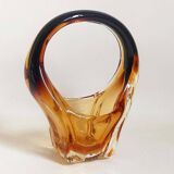 Vase or basket shape Murano Height 21.2 cm