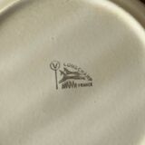 Set of 4 flat plates signed Longchamp