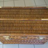 early 20th century wicker trunk