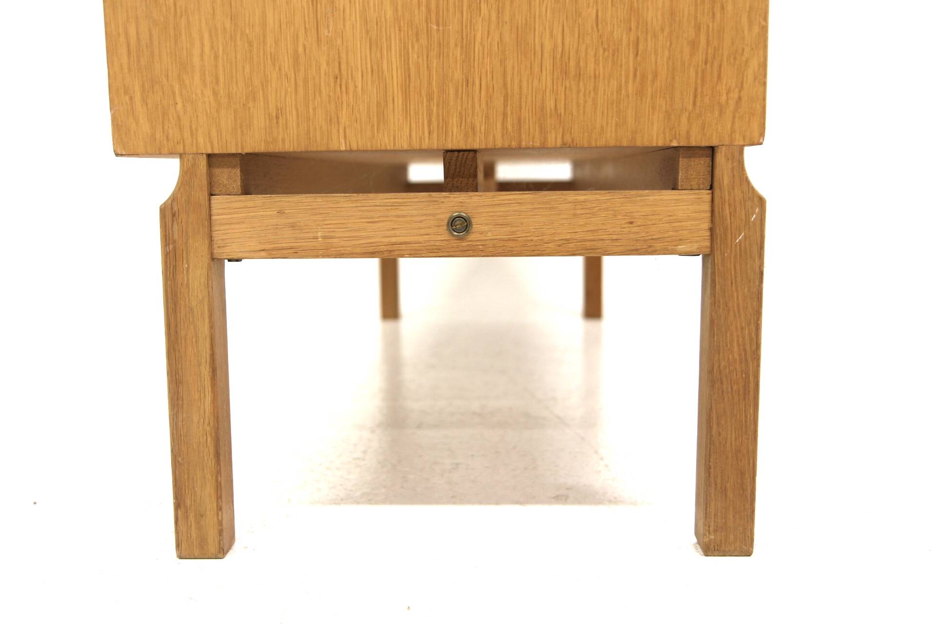 Scandinavian oak bookcase, Marian Grabinski, Möbel-Ikea, Sweden, 1960