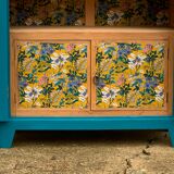 Parisian wardrobe glazed blue Peacock 1940