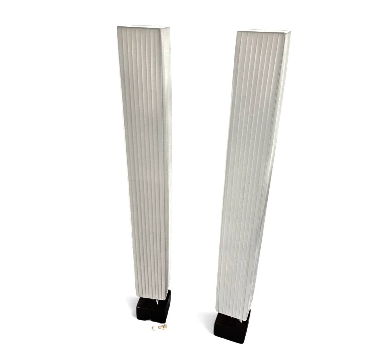 Floor lamps by Christian Koban for DOM. Hard to find. Some signs of age / 1980s