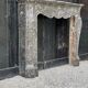 Fireplace Napoleon III in grey marble Saint-anne