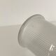 Small art deco vase in pressed and molded glass
