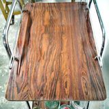 Vintage trolley bar with wheels