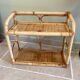 Vintage rattan shelf