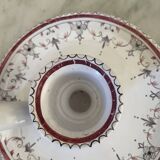 Ceramic hand candle holder with Moustiers decor